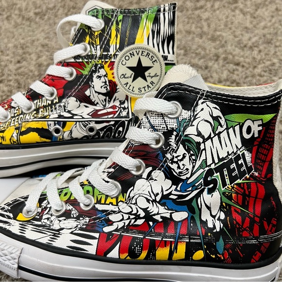 Converse All Star DC Comics Superman Sneaker Unisex Men’s 4/Women’s 6 - Picture 6 of 13